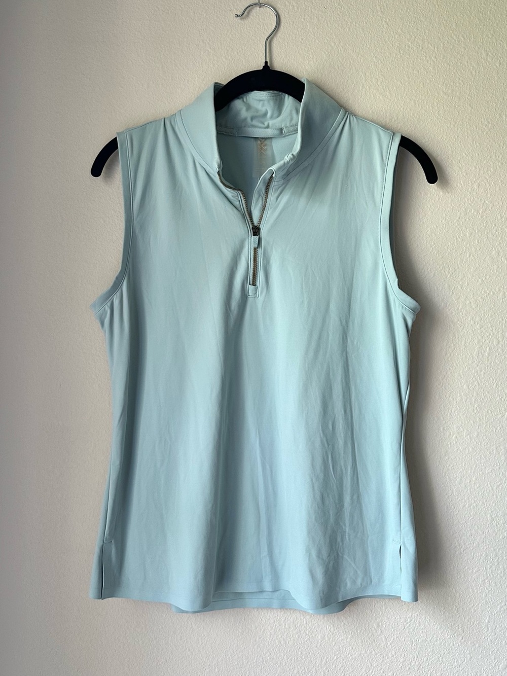 Rhone Course to Court Mock Neck Quarter-Zip Polo
